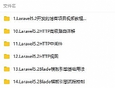 Laravel5.2从基础到实战博客项目开发